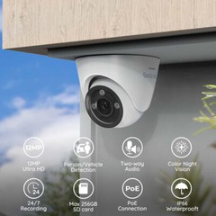 Reolink 12MP 1224A Camera 16CH 4TB NVR Home PoE CCTV Security Camera System