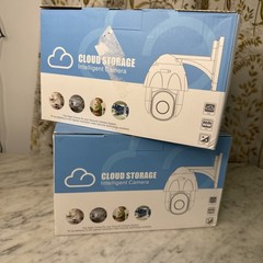 Cloud storage intelligent camera Set Of Two In Box New