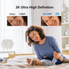 JENNOV 3MP WiFi Security Camera Outdoor with 32GB SD Card HD Home Night Vision