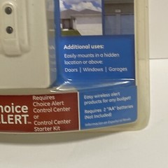 GE SILENT ALERT Wireless Alarm System Flashing LED model 45137 NEW SEALED