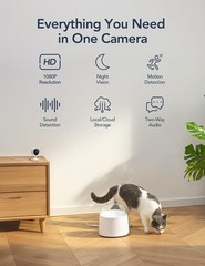 Only 2.4GHz Indoor Security Camera, 1080P Cameras for Home Security, Motion D…
