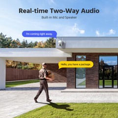 ANNKE 16CH NVR Wireless 4MP PT Security System PIR Solar Two Way Audio Color AI