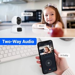 boykeep Wireless 5G WiFi Security Camera 2K Smart Indoor Night Vision Wired Cam