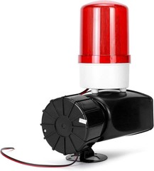 AC110V LED Alarm Siren 115dB Flashing Light 60W Warning System for Factory