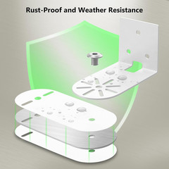 2Pack Adjustable Corner Mount Bracket for Eufy Security Solocam S340/E30/E42 Met