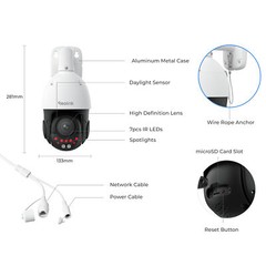 Reolink RLC-823S2 4K PTZ PoE Security Camera with 16X Optical Zoom 360° Coverage