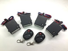 12v 4 channels on off relay remote control switch wireless key fob RM104