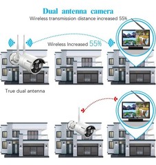 OOSSXX Extend 3.0LP Wireless Surveillance Security Camera w/Audio, Waterproof