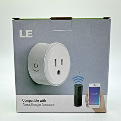 LE 4 Pack WiFi Smart Plug Socket Outlet APP Control Alexa Google White 905001-US