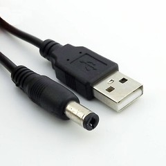 10x USB 2.0 A Male Plug To 5.5×2.5mm Male Charger Charging DC Power Supply Cable