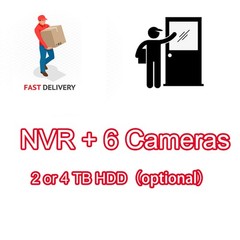 Vikylin Smartfind 16CH 16CH NVR Full Color 4K 8MP POE IP Camera with Audio Lot