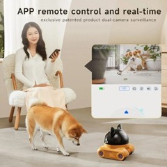 Wifi Pet Robot Camera WiFi Night Vision Motion Tracking HD Cameras for Baby/Pet