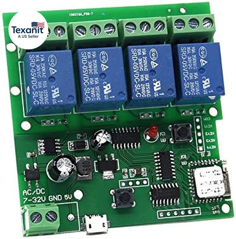 Wifi Relay Switch Module Phone Remote Timer Control for Wireless Android Ios (5-