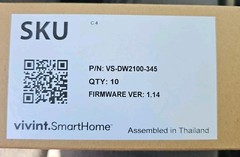 Box of 10 Vivint Recessed Hidden Door Window Sensor VS-DW1200-345 Security Alarm