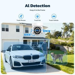 10CH 2MP Wireless IP Security Camera System Audio Record CCTV Color Night Vision
