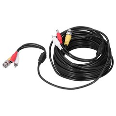Hot 10-30m BNC DC Video Audio Power Cable Cord Wire For CCTV Security Camera DVR