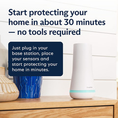 8 Piece Wireless Home Security System – Optional 24/7 Professional Monitoring –