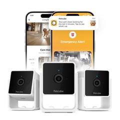 Cam Pack of 3 Indoor Home Security Cameras with 1080p HD Video, 2-Way Audio, …