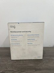 RING SPOTLIGHT CAM WIRED, Outdoor 1080p Wi-Fi Security Camera-WHT-FACTORY SEALED
