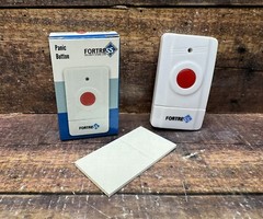 New in Box – Fortress Security – Panic Button in white