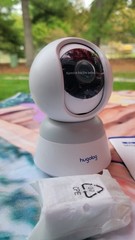 Hugolog 3K 5MP Indoor Pan/Tilt Security Camera with Auto-Focus