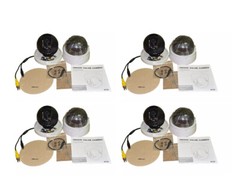 Ganz ZC-D26NA-II | (4) Camera Dome Kit, 600TVL & Altronix Power | NEW | WARRANTY
