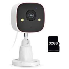 JENNOV With 32GB SD Card HD 3MP Camera WiFi Camcorder Security Cam For Home