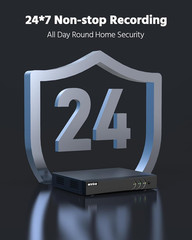 2MP 8CH Security Camera System with 2TB HDD & Smart Night Vision