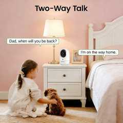INFIYA 360°Pan/Tilt Indoor Camera House Security Camera WiFi 24/7 Recording 2K