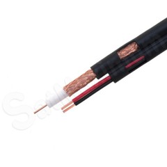 RG59 Coaxial Cable Siamese 20AWG+ 18/2 Power BULK Wire for CCTV Security Camera