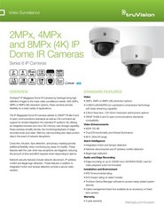 TruVision by Interlogix TVD-5605 4 Megapixel H.265/H.264, IP VF Dome Camera