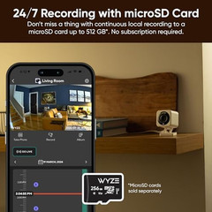 WYZE Cam V4 (Latest Model), 2.5K AI Security Camera, Indoor/Outdoor Cameras for