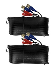 ✅ 60ft (18m) 4K RG59 Video & Power Coax Cable for Night Owl Analog Cameras HD ✅