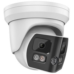 Vikylin 4K 8MP 180° Dual Lens POE IP Camera Full Color+IR Dual Light 2-Way Audio