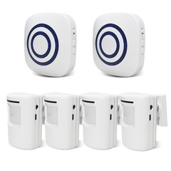 Long Range Wireless Driveway Alarm- Security Driveway Alert Motion Detector D…