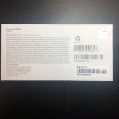 Google Nest Mini, Second Generation, Charcoal, EMPTY BOX ONLY