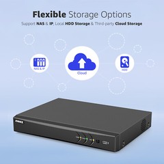 ANNKE 8CH DVR 5MP 4K Video CCTV Security Camera System AI Detection Color Night