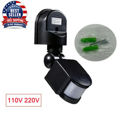 PIR Motion Sensor Switch 110V~265V LED Infrared PIR Motion Sensor Detector Wall