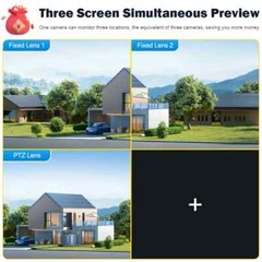 Wireless WiFi Security Camera System Outdoor Night Vision Surveillance+32GB Card