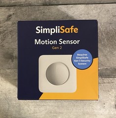 SimpliSafe Motion Sensor Gen 2 – Compatible with Gen 3 Base ~ New Open Box
