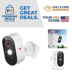 Compact 1080p Security Camera with AI Detection & Cloud Storage for Modern Homes