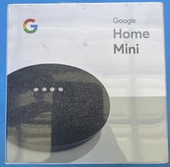 Google Home Mini Smart Assistant – Charcoal NIB SEALED