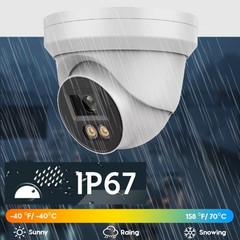 10pcs Vikylin Full Color 4K 8MP IP67 IP POE Camera Human/Vehicle Detection