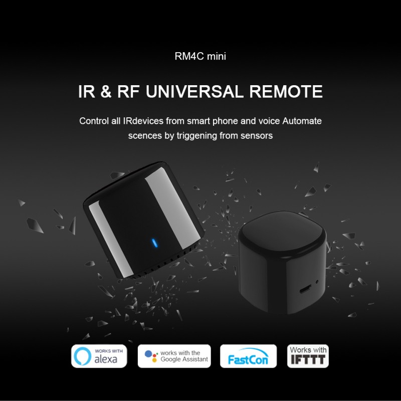 Broadlink RM4C Mini IR Wirless Remote Controller for Alexa Amazon Google Home