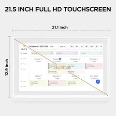 Digital Family Smart Calendar 21.5 inch Full HD Touchscreen Wi‑Fi Google iCloud