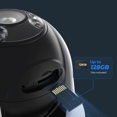 Reolink Argus PT Ultra 4K 8MP Battery Solar Security Camera WiFi 360° Pan Tilt
