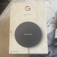 Google Nest Mini Smart Speaker (2nd Generation) Bluetooth Wireless, Black