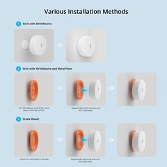SONOFF Zigbee Temperature and Humidity Sensor Smart Home Monitor SNZB-02P 2PCS
