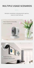 2K Window Camera, 2.4GHz & 5GHz WiFi6 Indoor Cameras for Home Security Outdoor