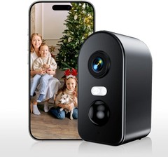 4G Cellular Security Camera Indoor Built-in SIM Card, 2K No Wi-Fi Camera Port…